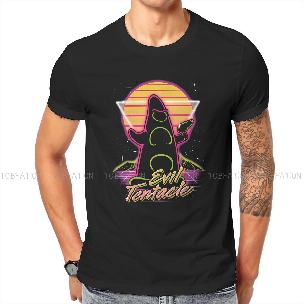 Retro Gaming T Shirt - Retro Evil O Neck TShirt Day