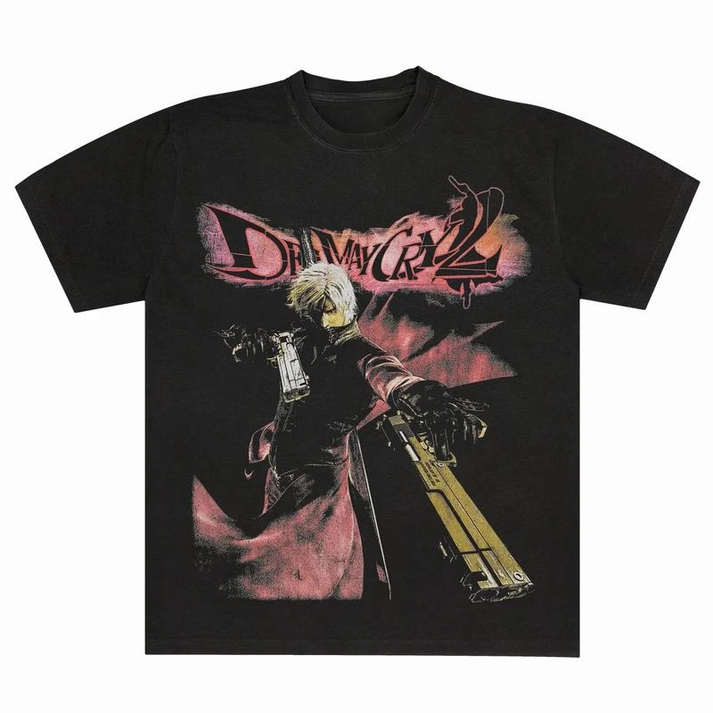 Devil May Cry 2 Dante T-shirt  - Retro Gaming T Shirt review and price